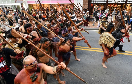 Tens of thousands march in New Zealand Maori rights protest