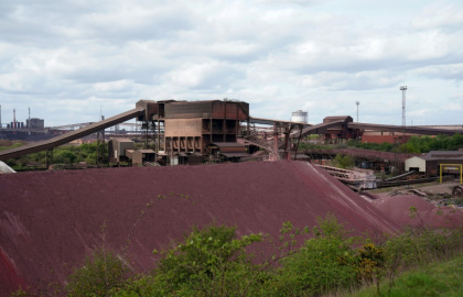 British Steel's steelworks site in Scunthorpe, northern England, has been taken over by the UK government to keep it running