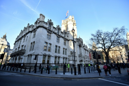 Britain's Supreme Court is situated on Parliament Square in London