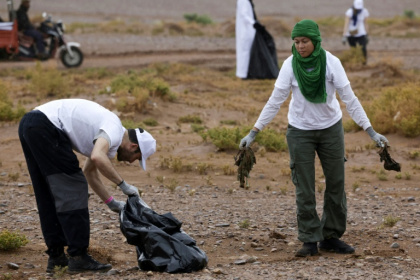 The initiative marks the 20th International Nomads Festival in M'Hamid El Ghizlane in southeast Morocco