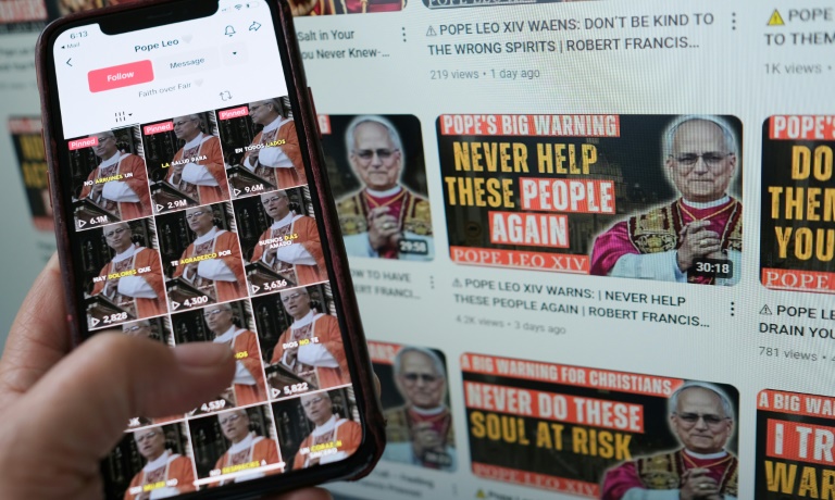 AI-generated Pope sermons flood YouTube, TikTok