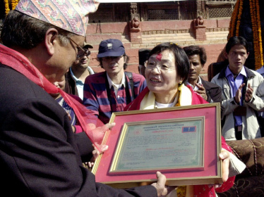 When Japan's Junko Tabei reached the peak of Everest in 1975, 38 men had preceded her - DEVENDRA M SINGH (AFP)