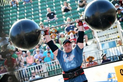 The World's Strongest Man competition was first held in 1977 at Universal Studios in California - Robyn Beck (AFP)