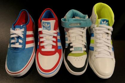 Adidas and Puma still have rival factories in their hometown in southern Germany - CHRISTOF STACHE (AFP)