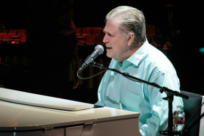 Brian Wilson, leader and co-founder of the rock band the Beach Boys, performs on the  Pet Sounds: The Final Performances Tour at ACL Live on May 13, 2017 in Austin, Texas - SUZANNE CORDEIRO (AFP)