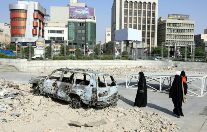 Iran said it fired missiles at a US base in Qatar, while Israeli strikes continued to pound Tehran on the war's 11th day - ATTA KENARE (AFP)