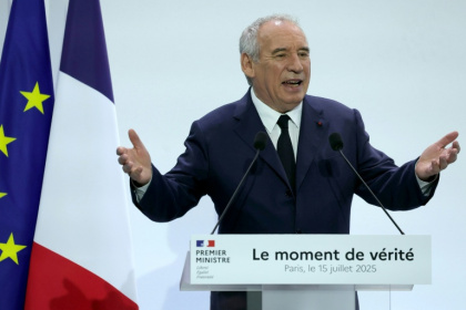 France's Prime Minister Francois Bayrou said France had become addicted to public spending - Thomas SAMSON (AFP)