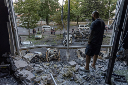 Russia's invasion has ravaged swathes of eastern and southern Ukraine - Oleksandr GIMANOV (AFP)