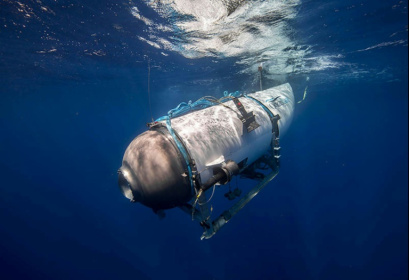 The five occupants of the Titan submersible experienced 'instantaneous death' when its hull failed, the Coast Guard said in a final report - Handout (AFP)