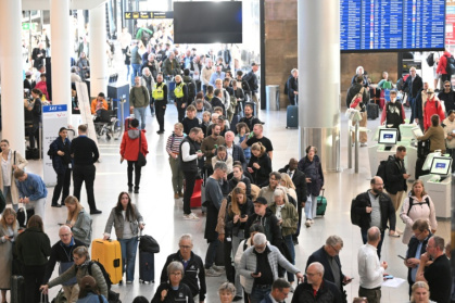 The latest incidents come days after police said several large drones flew over Copenhagen airport - Sergei GAPON (AFP)