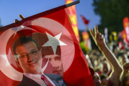 At least 11 of the main opposition CHP's 26 mayors in the Istanbul province have been detained, including the city's powerful mayor Ekrem Imamoglu who was jailed in March over a graft allegation - Yasin AKGUL (AFP)