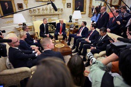 Trump brokered a peace deal in Gaza between Israel and Hamas, but has said that the war sparked by Russia's 2022 invasion of Ukraine was proving even harder to solve - Jim WATSON (AFP)