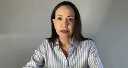 This AFPTV video grab shows Nobel Peace Prize winner and Venezuelan opposition leader Maria Corina Machado speaking during an interview with AFP via Zoom in Caracas on October 13, 2025 - AFPTV (AFP)