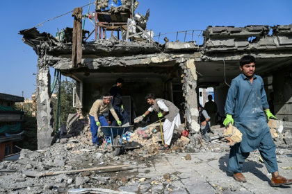 The worst clashes between Afghanistan and Pakistan in years have killed dozens and left a trail of damage along their frontier - Wakil KOHSAR (AFP)