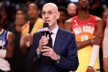 NBA commissioner Adam Silver says he expects WNBA players will receive a "big" salary increase in their next collective bargaining agreement - Tim Nwachukwu (AFP)