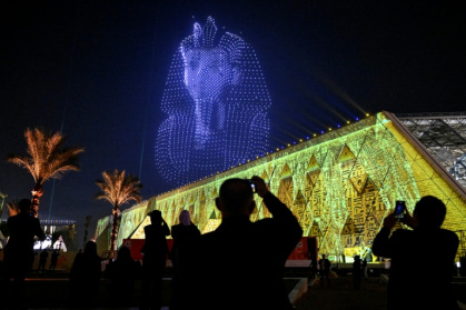 The Grand Egyptian Museum, decades in the making, is part of plans to draw more tourists to Egypt - Khaled DESOUKI (AFP)