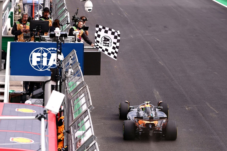 Norris extends title lead in Sao Paulo, Verstappen third from pit-lane