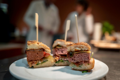 EU consumption of plant-based alternatives to meat products has grown five-fold since 2011 - Fabrice COFFRINI (AFP)