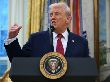 US President Donald Trump has filed or threatened to file lawsuits against several media outlets in the United States, with multiple ending in multi-million-dollar settlements - ANDREW CABALLERO-REYNOLDS (AFP)