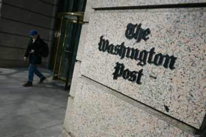 The sweeping job cuts at The Washington Post left hundreds of journalists without work - Oliver Contreras (AFP)