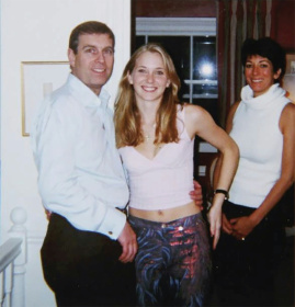 The former prince Andrew pictured with his accuser, Virginia Giuffre, who has since taken her own life - Handout (AFP)