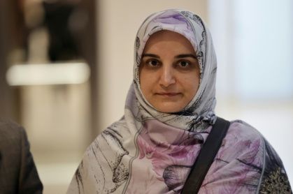 Iranian national Mahdieh Esfandiari was arrested in France in 2025 on charges of promoting 'terrorism' on social media - STEPHANE DE SAKUTIN (AFP)