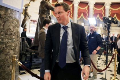 David Ellison, the chairman and chief executive officer of Paramount Skydance, at the US Capitol in Washington - Anna Moneymaker (AFP)