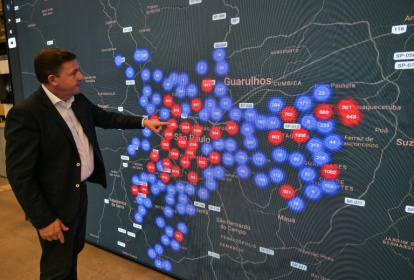 Latin America's largest city has long battled high rates of crime, and the Smart Sampa AI tech was introduced in 2024 to scan the streets and compare images to those in judicial databases - Nelson ALMEIDA (AFP)