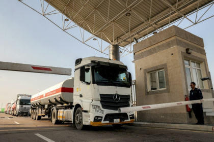 To address the disruption of traffic in the ports along the Gulf coast, Saudi Arabia has launched a new initiative to strengthen its transport networks by adding logistics routes and operational corridors - Fayez NURELDINE (AFP)