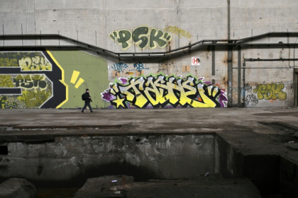 Haunting complexes with shattered windows draw amateur photographers and thrill seekers to the Belgian city of Charleroi - Nicolas TUCAT (AFP)