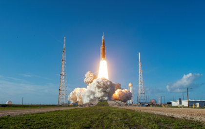 The Artemis 2 lunar mission lifts off from Pad 39B at Kennedy Space Center in Cape Canaveral, Florida - Jim Watson (AFP)