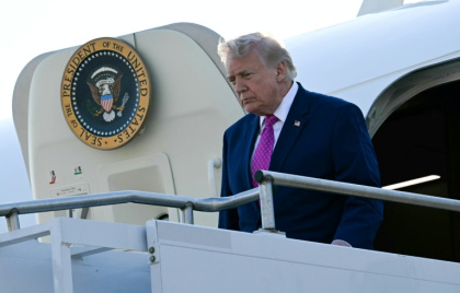 US President Donald Trump has threatened a US naval blockade of the Strait of Hormuz, but will that help him get the upper hand with Iran? - Jim WATSON (AFP)