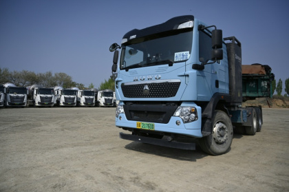 Adoption of alternatives to diesel trucks in the world's second-largest economy has noticeably accelerated in recent years - WANG Zhao (AFP)