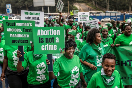 One study found there were 792,000 abortions in a single year in Kenya - Luis TATO (AFP)
