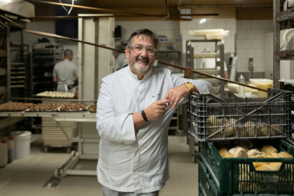 Pastry chef Benoit Castel runs three restaurants and a delicatessen in Paris - JOEL SAGET (AFP)