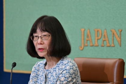 Japanese ICC President Tomoko Akane says she had 'anticipated to an extent' US measures against her - Kazuhiro NOGI (AFP)