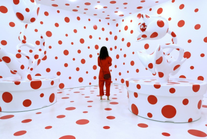 Yayoi Kusama's work found huge commercial success - TIMOTHY A. CLARY (AFP)