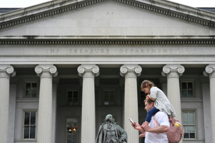 The US Treasury says the national debt now exceeds $40 trillion, double the level of just 10 years ago - Mandel NGAN (AFP)