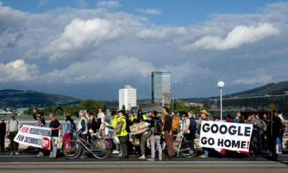 People have staged protests against the planned 50-hectare complex - Joe Klamar (AFP)
