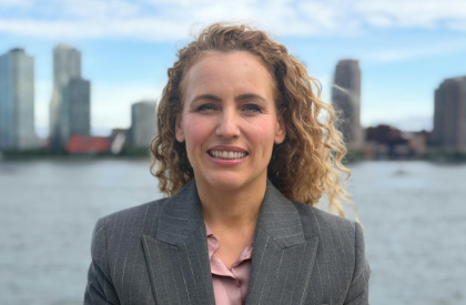 Katie White, a member of the ruling Labour government, says the UK public is strongly in favor of climate action - Diane DESOBEAU (AFP)