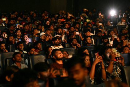 Researchers estimate that India had around 14,000 single-screen halls in the 1980s. Only around 2,000 remain today - Idrees MOHAMMED (AFP)