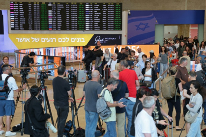 A flydubai plane bound for Tel Aviv was forced to land in Saudi Arabia on Wednesday after an "incident", the airline said - Jack GUEZ (AFP)