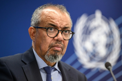 WHO Director-General Tedros Adhanom Ghebreyesus urged Moscow to provide more information - Fabrice COFFRINI (AFP)