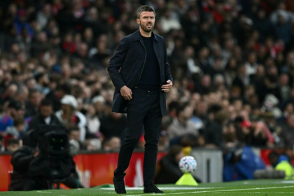 Manchester United boss Michael Carrick - Paul ELLIS (AFP)